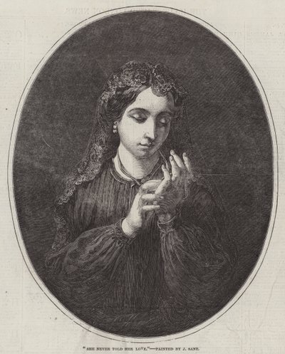 Ze vertelde nooit haar liefde door James Sant