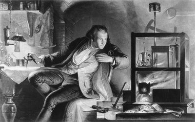 James Watt als jonge man, c. 1769 door James Scott