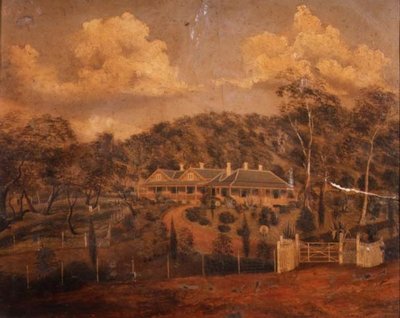 Een boerderij, Mitcham, Zuid-Australië door James Shaw