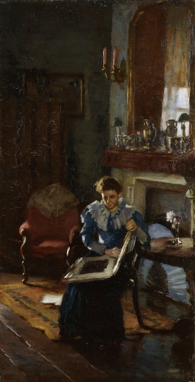 Een Dublin Interieur door James Sinton Sleator