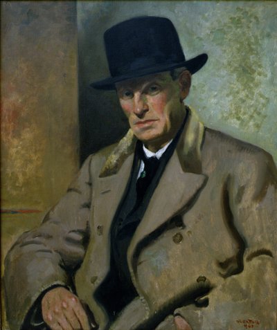 Portret van Jack B. Yeats door James Sinton Sleator
