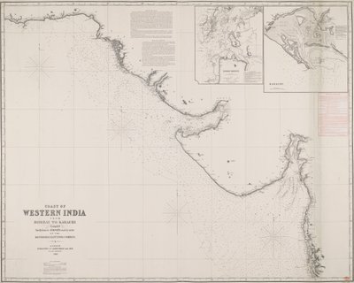 Kust van West-India van Bombay tot Karachi, voornamelijk samengesteld uit de onderzoeken in opdracht van de eerbiedwaardige Oost-Indische Compagnie door James & Son Imray