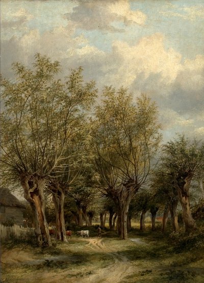 Een laan bij Norwich, Norfolk, ca. 1830 door James Stark