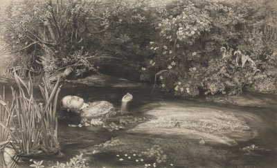 Ophelia Shakespeare, Hamlet, Act 4, Scene 7, 1 maart 1866 door James Stephenson