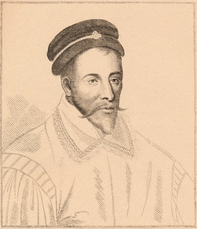 John Maitland, 1e Lord Maitland van Thirlestane, 1537-1595, 1889 door James Stillie