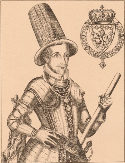 James VI van Schotland, James I van Engeland en Ierland 1566-1625, 1889 door James Stirling
