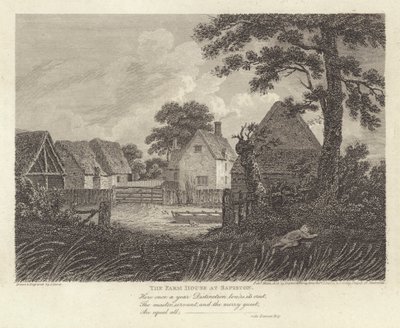 Robert Bloomfield, dichter: De Boerderij in Sapiston door James Storer