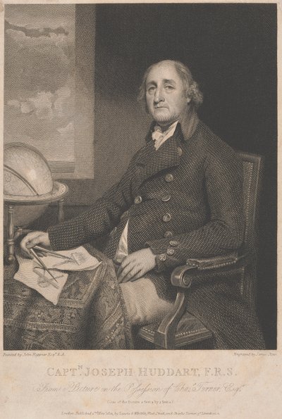 Kapitein Joseph Huddart door James Stow