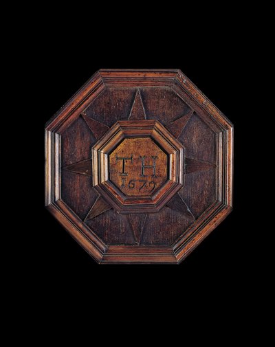 De Joseph en Bathsheba Pope gesneden en aangebrachte kostbaarhedenkast, Salem, Massachusetts, 1679 door James Symonds