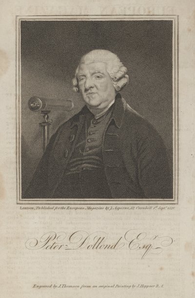 Peter Dollond Esq door James Thomson