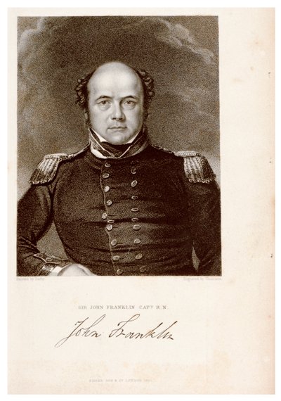 Sir John Franklin Capt. R.N. John Franklin door James Thomson