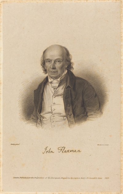 John Flaxman door James Thomson after William Derby