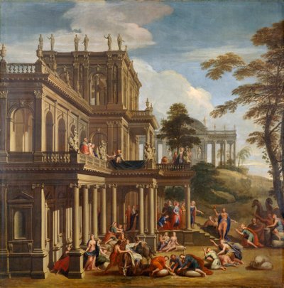 Jozef en zijn Broers - De Ontdekking van de Beker c.1705 door James Thornhill
