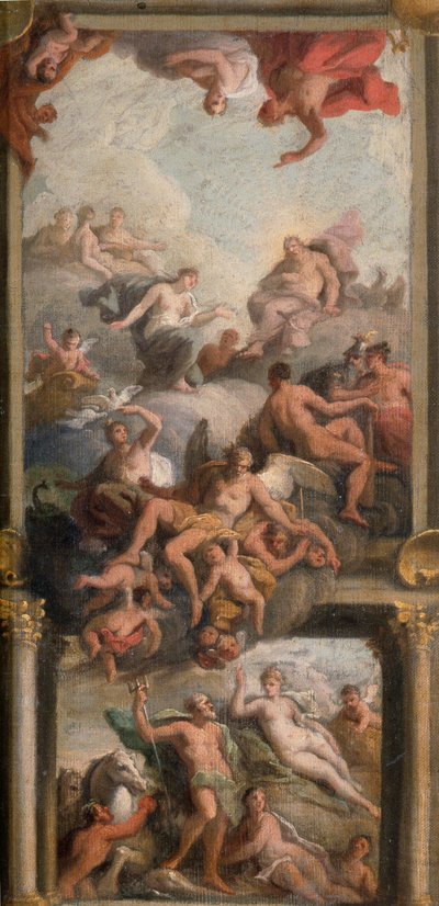 Olympische scène door James Thornhill