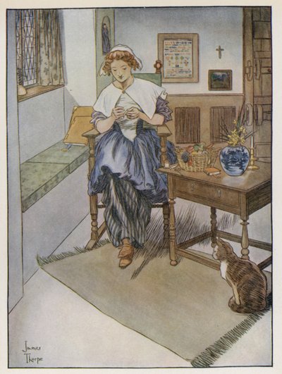 Illustratie voor The Compleat Angler door Izaak Walton door James Thorpe