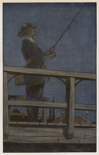 Illustratie voor The Compleat Angler door Izaak Walton door James Thorpe