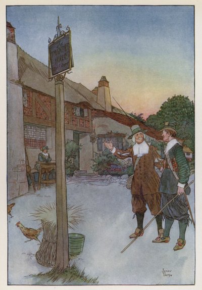 Illustratie voor The Compleat Angler door Izaak Walton door James Thorpe