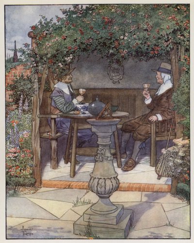 Illustratie voor De volmaakte visser van Izaak Walton door James Thorpe