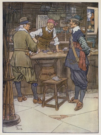 Illustratie voor De volmaakte visser van Izaak Walton door James Thorpe
