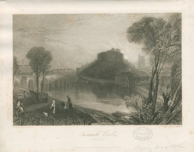 Tamworth Castle: staalgravure, nd [c 1832] door James Tibbitts Willmore