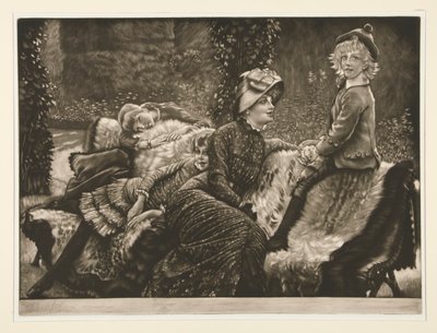 De tuinbank door James Tissot