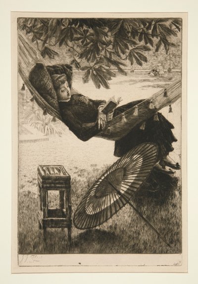 Le Hamac door James Tissot