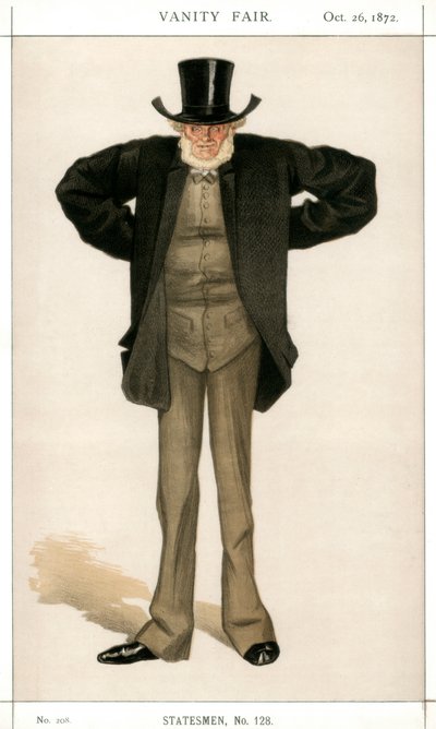 Newcastle upon Tyne, Joseph Cowen, Britse politicus, 1872 door James Jacques Joseph Tissot
