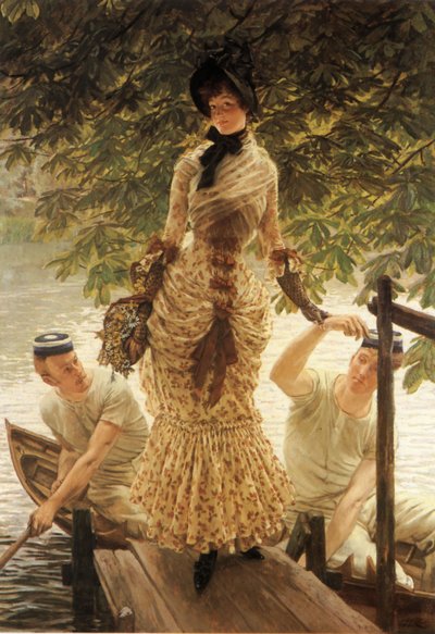 Op de Theems door James Tissot
