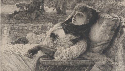 Zomeravond, 1881 door James Tissot