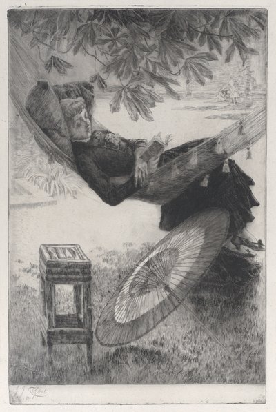 De Hangmat door James Tissot