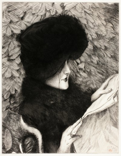 De krant door James Tissot