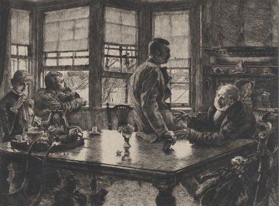 De gelijkenis van de verloren zoon: Het vertrek No. 1 door James Tissot