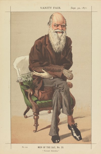 Vanity Fair Mannen van de Dag, Nr. 33, Natuurlijke Selectie door James Tissot