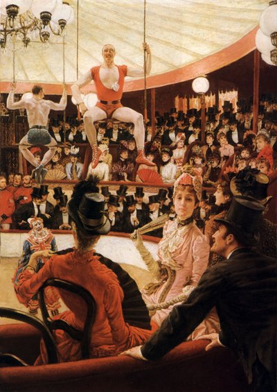 Vrouwen van Parijs: De Circus Minnares door James Tissot