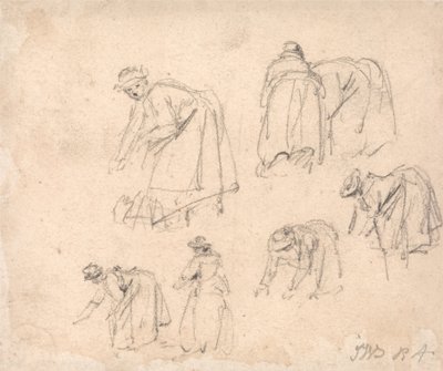 Figuur Studies: Vrouwen aan het werk door James Ward