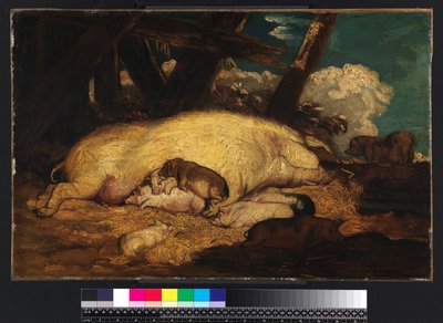 Varkens, niet voor 1793 door James Ward