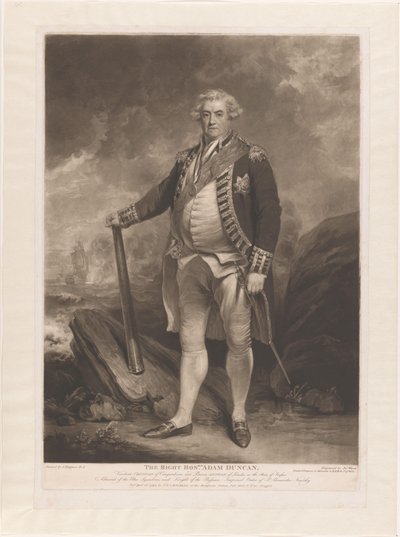 Portret van Adam Duncan door James Ward