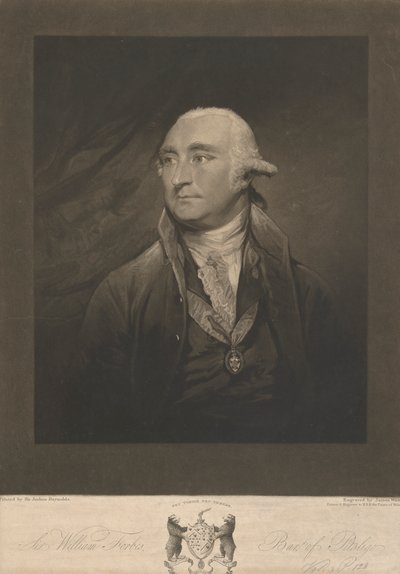 Sir William Forbes, 6e Baronet van Monymusk en Pitsligo door James Ward