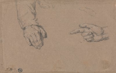 Studies van handen door James Ward