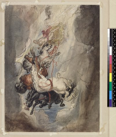 Studie voor de val van Phaethon, ca. 1808 door James Ward
