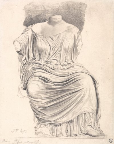 Studie van beeldhouwkunst: van de Elgin Marbles door James Ward