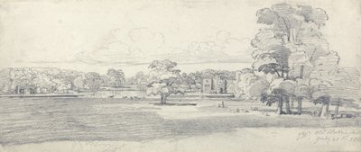 De Oude Hal, Tabley, Omgeven door Parkland door James Ward