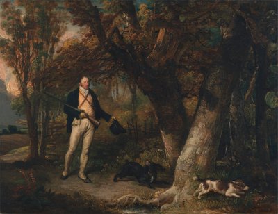 De Eerwaarde Thomas Levett en Favoriete Honden, Jacht op Houtduiven door James Ward