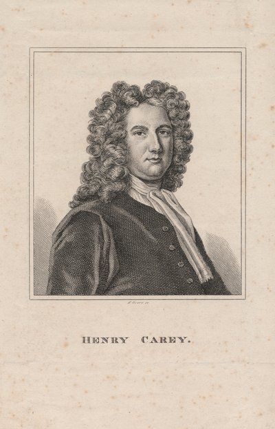 Henry Carey, gegraveerd door R. Grave, ca. 1800 door James Wasdail