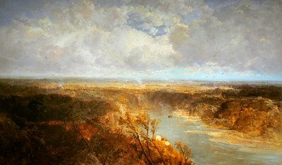 Uitzicht op de rivier Swale door James Webb