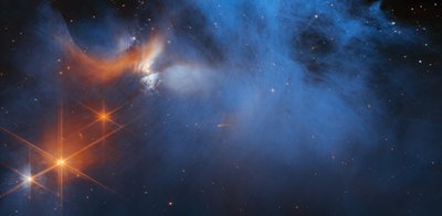 Chamaeleon I Moleculaire Wolk (NIRCam Beeld) door James Webb Space Telescope (NASA)