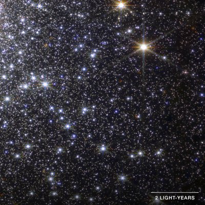 Bolvormige Cluster M92 (NIRCam Detail) door James Webb Space Telescope (NASA)