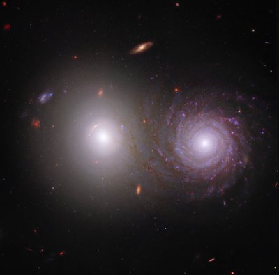 Interstellaire Stof Binnen een Galactisch Paar door James Webb Space Telescope (NASA)