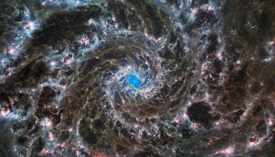 Het Hart van de Fantoomgalaxie door James Webb Space Telescope (NASA)