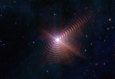 Wolf-Rayet 140 door James Webb Space Telescope (NASA)